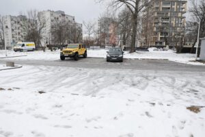 03.02.2022. Kielce. Płatny parking przy Rezerwacie Kadzielnia / Wiktor Taszłow / Radio Kielce