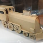 05.02.2022. Kielce. Tekturowe Miasteczko w Muzeum Zabawek i Zabawy / Wiktor Taszłow / Radio Kielce