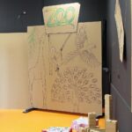 05.02.2022. Kielce. Tekturowe Miasteczko w Muzeum Zabawek i Zabawy / Wiktor Taszłow / Radio Kielce