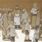 05.02.2022. Kielce. Tekturowe Miasteczko w Muzeum Zabawek i Zabawy / Wiktor Taszłow / Radio Kielce