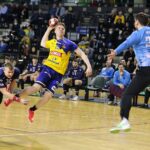 05.02.2022. Kielce. Mecz PGNiG Superligi: Łomża Vive Kielce - Sandra Spa Pogoń Szczecin / Wiktor Taszłow / Radio Kielce