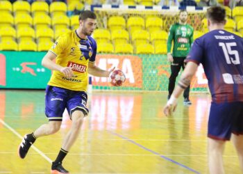 05.02.2022. Kielce. Mecz PGNiG Superligi: Łomża Vive Kielce - Sandra Spa Pogoń Szczecin / Wiktor Taszłow / Radio Kielce