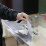 06.02.2022. Kije. Głosowanie we Włoszczowicach / Wiktor Taszłow / Radio Kielce