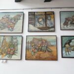 09.02.2022. Kielce. OMPIO. Wystawa obrazów Ottona Grynkiewicza / Wiktor Taszłow / Radio Kielce