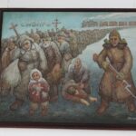 09.02.2022. Kielce. OMPIO. Wystawa obrazów Ottona Grynkiewicza / Wiktor Taszłow / Radio Kielce