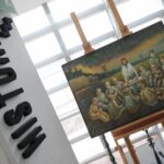 09.02.2022. Kielce. OMPIO. Wystawa obrazów Ottona Grynkiewicza / Wiktor Taszłow / Radio Kielce