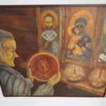 09.02.2022. Kielce. OMPIO. Wystawa obrazów Ottona Grynkiewicza / Wiktor Taszłow / Radio Kielce