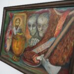 09.02.2022. Kielce. OMPIO. Wystawa obrazów Ottona Grynkiewicza / Wiktor Taszłow / Radio Kielce