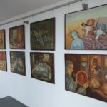 09.02.2022. Kielce. OMPIO. Wystawa obrazów Ottona Grynkiewicza / Wiktor Taszłow / Radio Kielce