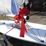 14.02.2022. Kielce. Przekazanie łodzi dla UKS Zalew Kielce / Wiktor Taszłow / Radio Kielce