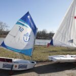 14.02.2022. Kielce. Przekazanie łodzi dla UKS Zalew Kielce / Wiktor Taszłow / Radio Kielce