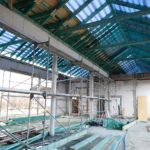 16.02.2022. Nowa Słupia. Budowa Parku Dziedzictwa Gór Świętokrzyskich / Wiktor Taszłow / Radio Kielce