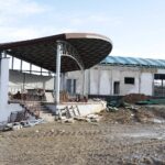 16.02.2022. Nowa Słupia. Budowa Parku Dziedzictwa Gór Świętokrzyskich / Wiktor Taszłow / Radio Kielce