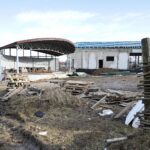 16.02.2022. Nowa Słupia. Budowa Parku Dziedzictwa Gór Świętokrzyskich / Wiktor Taszłow / Radio Kielce