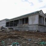 16.02.2022. Nowa Słupia. Budowa Parku Dziedzictwa Gór Świętokrzyskich / Wiktor Taszłow / Radio Kielce