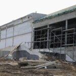 16.02.2022. Nowa Słupia. Budowa Parku Dziedzictwa Gór Świętokrzyskich / Wiktor Taszłow / Radio Kielce