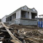 16.02.2022. Nowa Słupia. Budowa Parku Dziedzictwa Gór Świętokrzyskich / Wiktor Taszłow / Radio Kielce