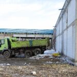 16.02.2022. Nowa Słupia. Budowa Parku Dziedzictwa Gór Świętokrzyskich / Wiktor Taszłow / Radio Kielce