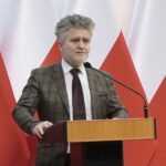 17.02.2022. Kielce. Przekazanie pieniędzy w ramach Funduszu Solidarnościowego na asystentów osób niepełnosprawnych i opiekę wytchnieniową. Na zdjęciu: Krzysztof Słoń - senator / Wiktor Taszłow / Radio Kielce