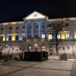 24.02.2022. Kielce. Manifestacja poparcia dla Ukrainy / Wiktor Taszłow / Radio Kielce