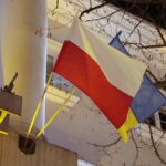 24.02.2022. Kielce. Manifestacja poparcia dla Ukrainy / Wiktor Taszłow / Radio Kielce