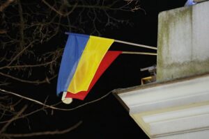 24.02.2022. Kielce. Manifestacja poparcia dla Ukrainy / Wiktor Taszłow / Radio Kielce