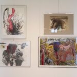 25.02.2022. Kielce. BWA. Wystawa "Tło do autoportretu" Stanisławy Zacharko-Łagowskiej / Wiktor Taszłow / Radio Kielce