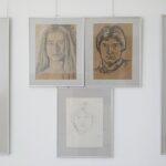 25.02.2022. Kielce. BWA. Wystawa "Tło do autoportretu" Stanisławy Zacharko-Łagowskiej / Wiktor Taszłow / Radio Kielce