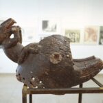 25.02.2022. Kielce. BWA. Wystawa "Tło do autoportretu" Stanisławy Zacharko-Łagowskiej / Wiktor Taszłow / Radio Kielce