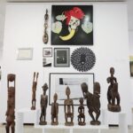 25.02.2022. Kielce. BWA. Wystawa "Tło do autoportretu" Stanisławy Zacharko-Łagowskiej / Wiktor Taszłow / Radio Kielce