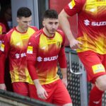 26.02.2022. Kielce. Mecz Korona Kielce - Stomil Olsztyn / Wiktor Taszłow / Radio Kielce