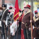 27.02.2022. Małogoszcz. Obchody 159. rocznicy Powstania Styczniowego / Wiktor Taszłow / Radio Kielce