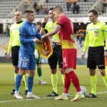 26.02.2022. Kielce. Mecz Korona Kielce - Stomil Olsztyn / Wiktor Taszłow / Radio Kielce