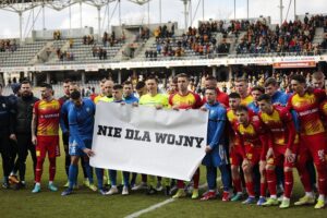 26.02.2022. Kielce. Mecz Korona Kielce - Stomil Olsztyn / Wiktor Taszłow / Radio Kielce