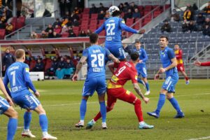 26.02.2022. Kielce. Mecz Korona Kielce - Stomil Olsztyn / Wiktor Taszłow / Radio Kielce