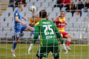 26.02.2022. Kielce. Mecz Korona Kielce - Stomil Olsztyn / Wiktor Taszłow / Radio Kielce