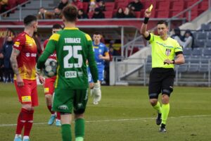 26.02.2022. Kielce. Mecz Korona Kielce - Stomil Olsztyn / Wiktor Taszłow / Radio Kielce