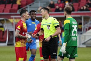 26.02.2022. Kielce. Mecz Korona Kielce - Stomil Olsztyn / Wiktor Taszłow / Radio Kielce