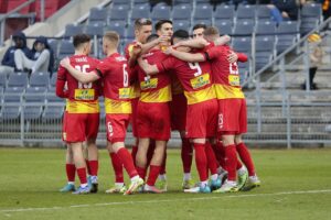 26.02.2022. Kielce. Mecz Korona Kielce - Stomil Olsztyn / Wiktor Taszłow / Radio Kielce