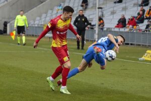 26.02.2022. Kielce. Mecz Korona Kielce - Stomil Olsztyn / Wiktor Taszłow / Radio Kielce