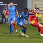 26.02.2022. Kielce. Mecz Korona Kielce - Stomil Olsztyn / Wiktor Taszłow / Radio Kielce