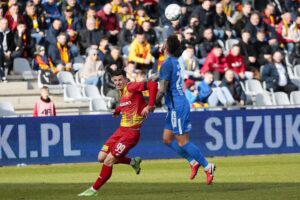 26.02.2022. Kielce. Mecz Korona Kielce - Stomil Olsztyn / Wiktor Taszłow / Radio Kielce