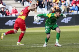 26.02.2022. Kielce. Mecz Korona Kielce - Stomil Olsztyn / Wiktor Taszłow / Radio Kielce