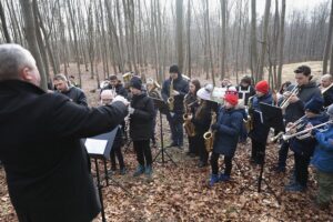 26.02.2022. Zgórsko. Marsz Pamięci Żołnierzy Niezłomnych / Wiktor Taszłow / Radio Kielce