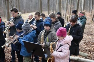 26.02.2022. Zgórsko. Marsz Pamięci Żołnierzy Niezłomnych / Wiktor Taszłow / Radio Kielce