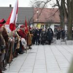 27.02.2022. Małogoszcz. Obchody 159. rocznicy Powstania Styczniowego / Wiktor Taszłow / Radio Kielce