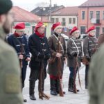 27.02.2022. Małogoszcz. Obchody 159. rocznicy Powstania Styczniowego / Wiktor Taszłow / Radio Kielce