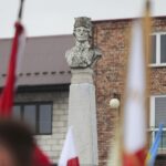 27.02.2022. Małogoszcz. Obchody 159. rocznicy Powstania Styczniowego / Wiktor Taszłow / Radio Kielce