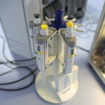 28.02.2022. Podzamcze. Otwarcie laboratorium o podwyższonej klasie zabezpieczenia biologicznego w RCNT / Wiktor Taszłow / Radio Kielce