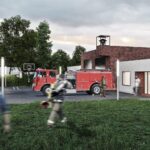 06.03.2021. Mniów. Wizualizacja centrum / Gmina Mniów